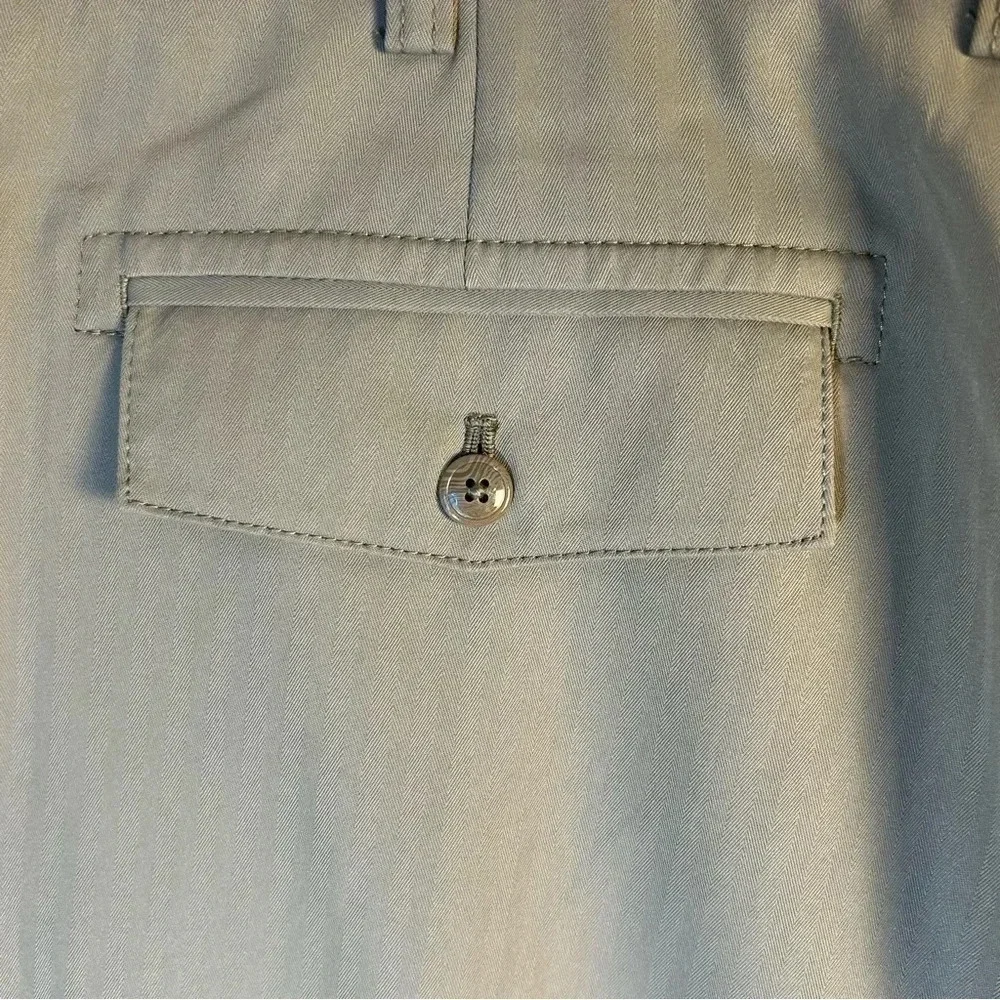 Island Republic Mens Size 42 Dark Tan Khaki Cargo Shorts Pockets Fly Front